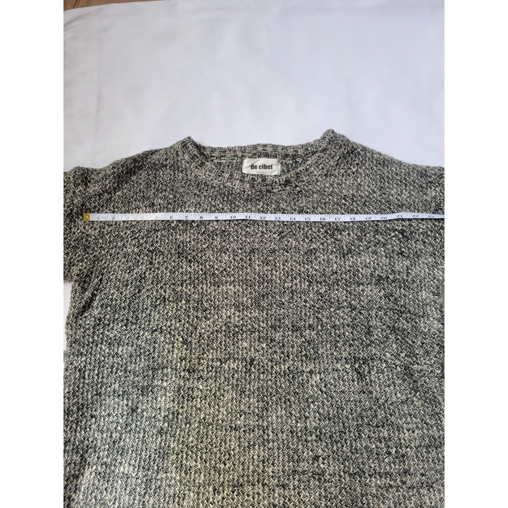 DeCibel Women's Short Sleeves Knit Sweater Gray - Picture 9 of 12